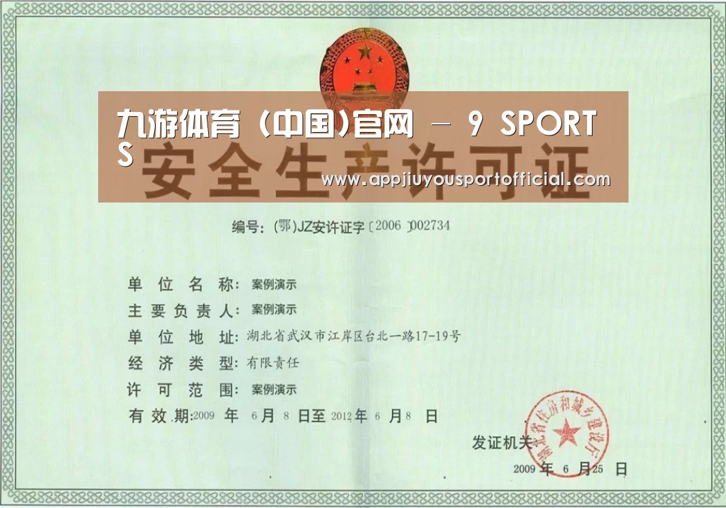 九游荣誉证书三
